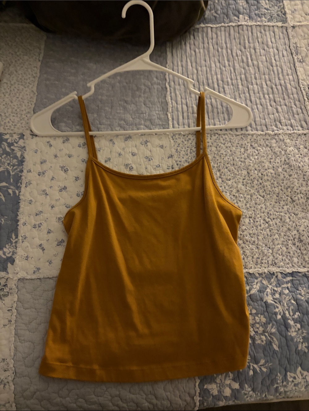 wild fable Mustard Spaghetti Strap Cami
